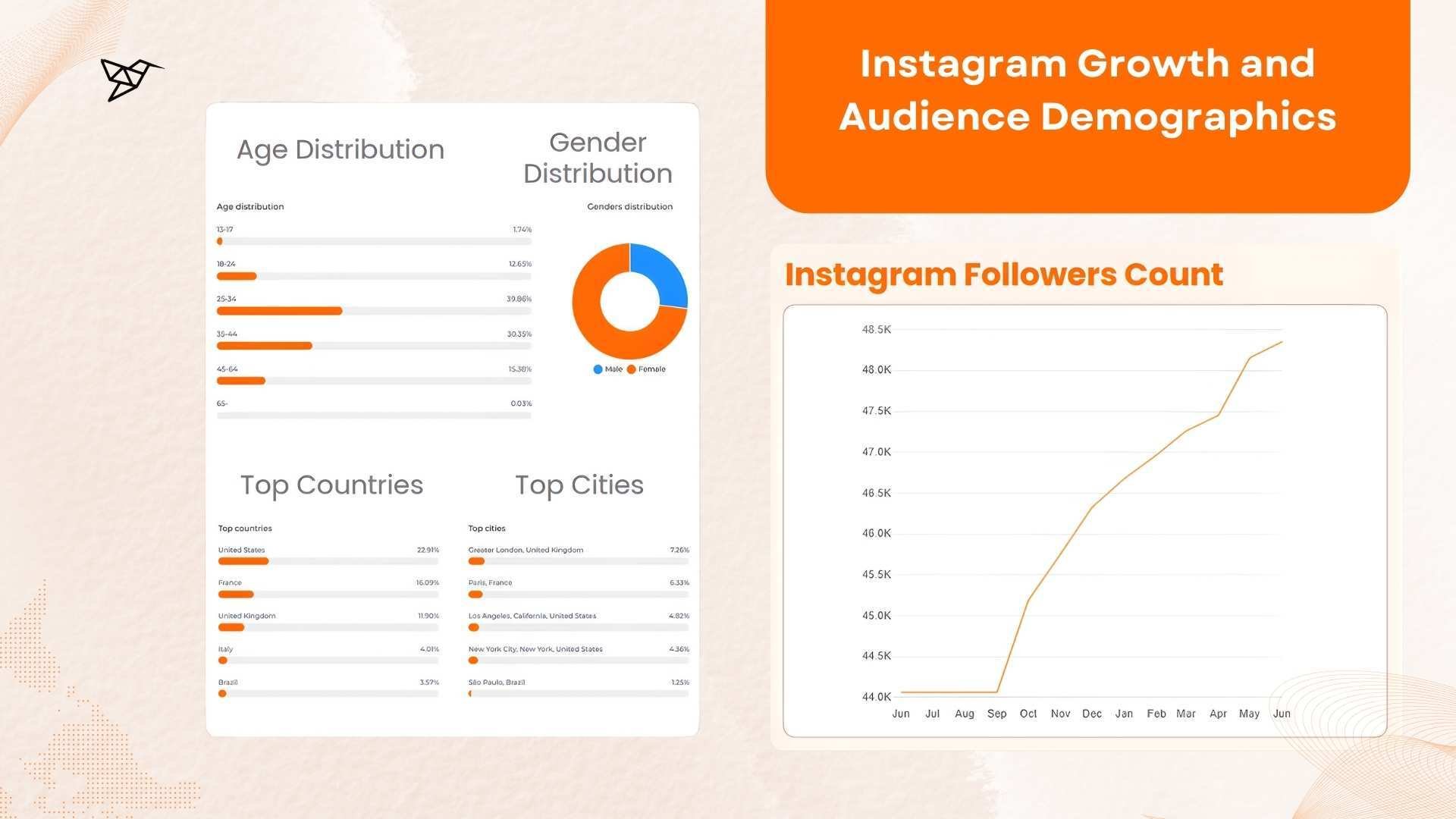 Beau Domaine Instagram Growth and Audience Demographics
