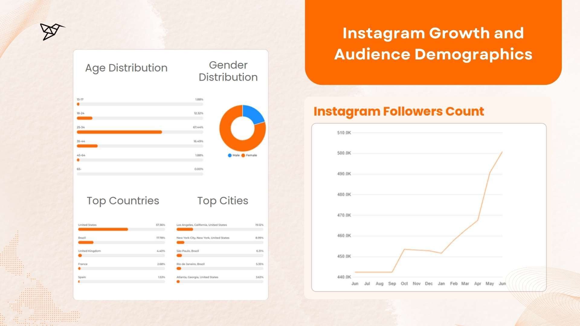 Cécred Haircare Instagram Growth and Audience Demographics