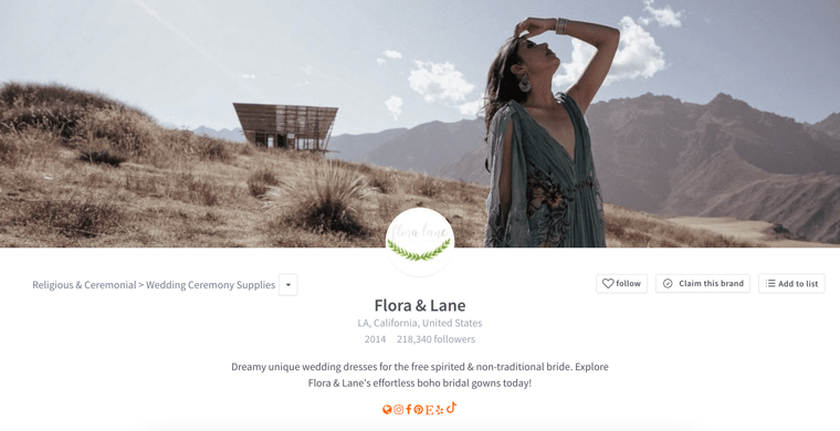 DTC Brand - Flora & Lane