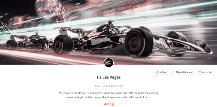 Fastest-Growing Ecommerce Companies - F1 Las Vegas