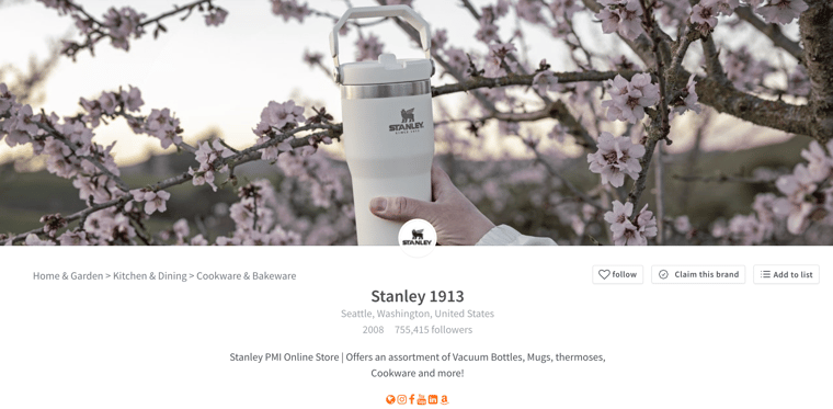 Fastest-Growing Ecommerce Companies - Stanley Cup